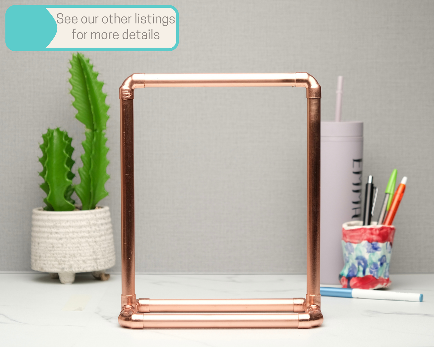 Gold Art Display Stand - Multi Sizes Copper Stand