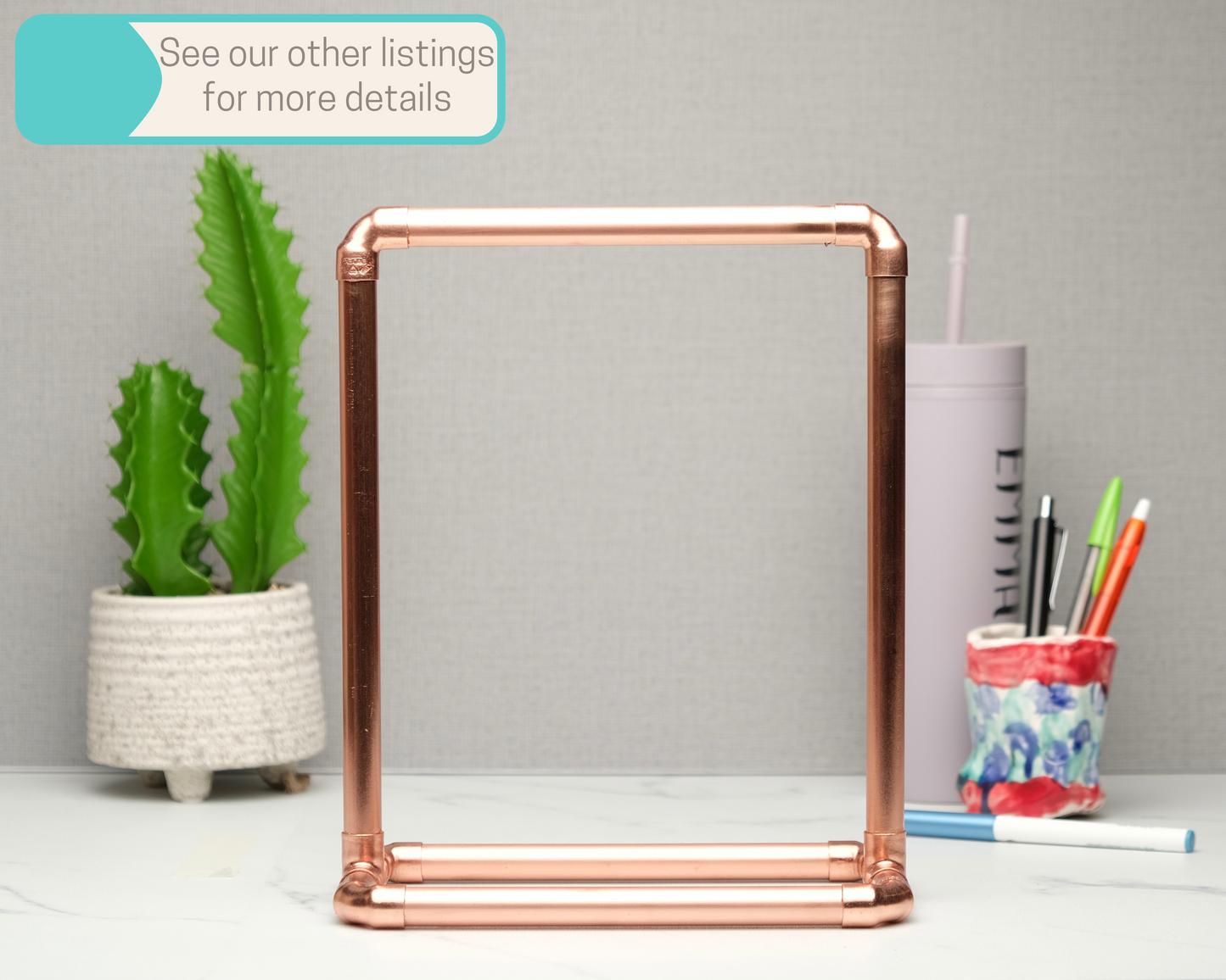 Grey Art Display Stand - Multi Sizes Copper Stand