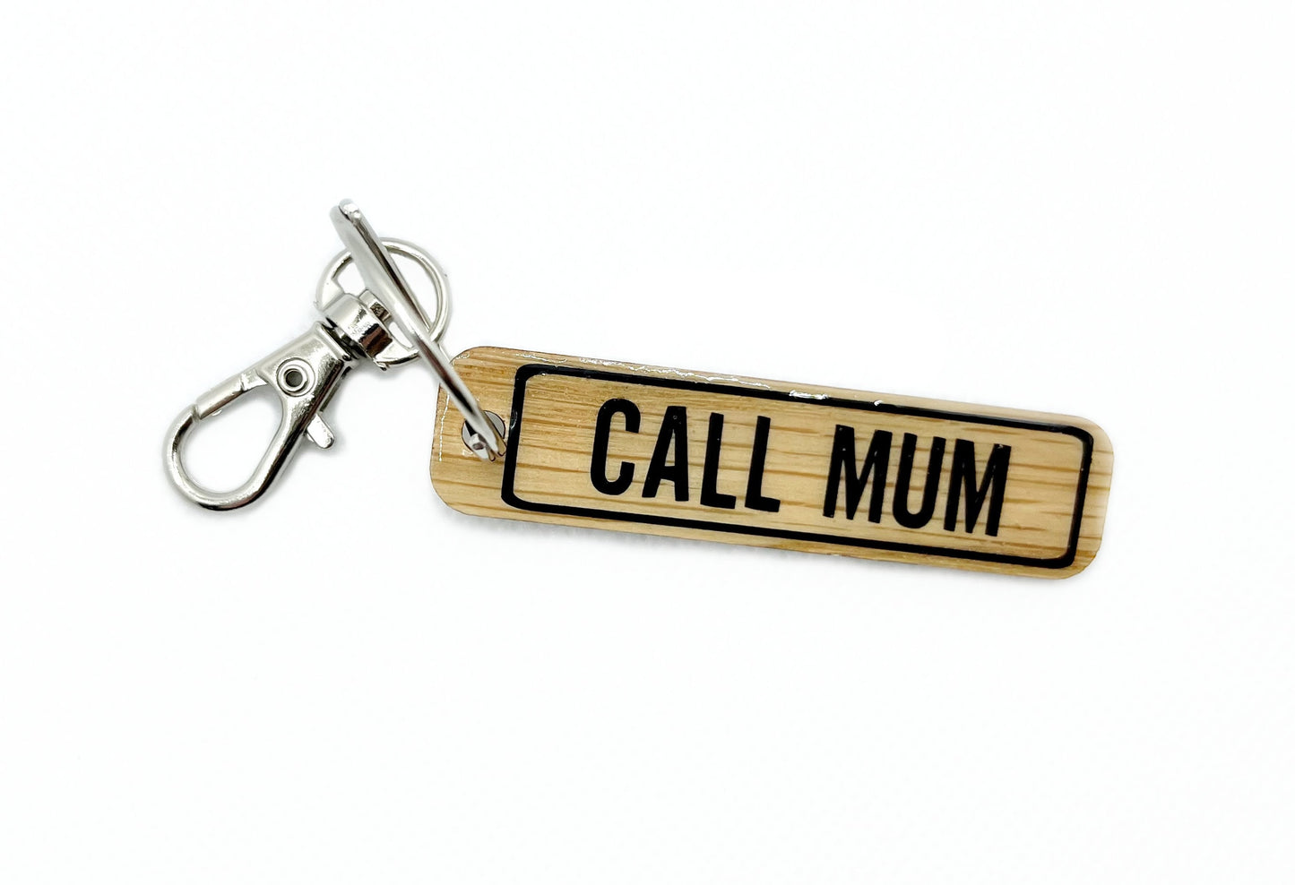 Contact number safety keychain, license plate gift, emergency contact, children teen safety, mobile number, tween safety, Call Mum, Call Dad